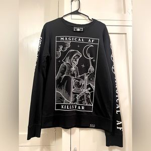 Magical AF Killstar Crewneck Hoodie. Size M. Barely Warn.